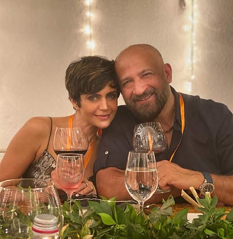 Mandira Bedi shared a set of throwback pictures with her husband Raj Kaushal
