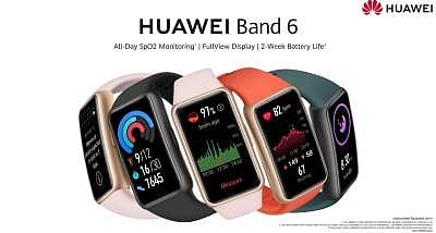 Huawei unveils the smart wearable Band 6 in India