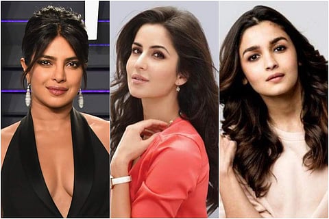 Priyanka Chopra Jonas (left), Katrina Kaif (centre), and Alia Bhatt (right) join hands for Farhan Akhtar's Jee Le Zaraa