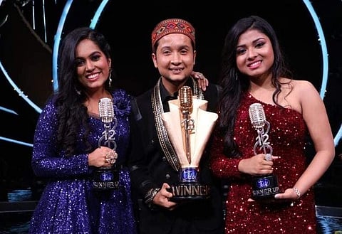Pawandeep Rajan won Indian Idol 12. Alongside him are runner ups