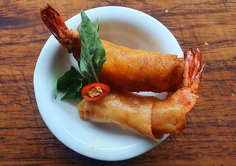 Goong sarong (prawn fire cracker) by Zara's Kitchen