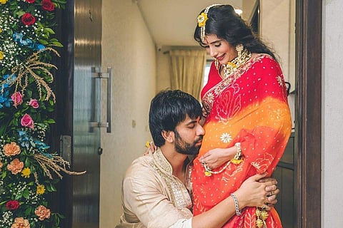 Actress Charu Asopa's baby shower was an intimate affair, with only close friends and family attending the event.