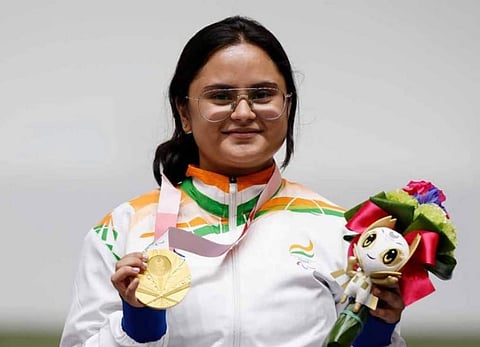 Avani Lekhara bags the gold medal in rifle shooting at the Tokyo 2020 Paralympics