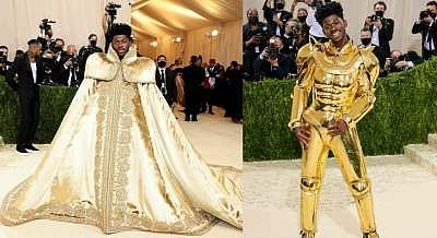Met Gala 2021: Lil Nas X flaunted an all-gold three-in-one Versace look