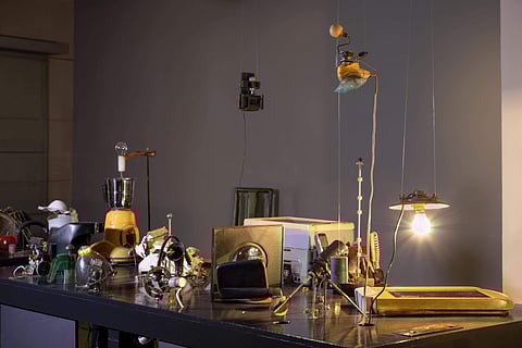 Kaushik Mukhopadhyay’s Small, Medium But Not Large, a kinetic installation