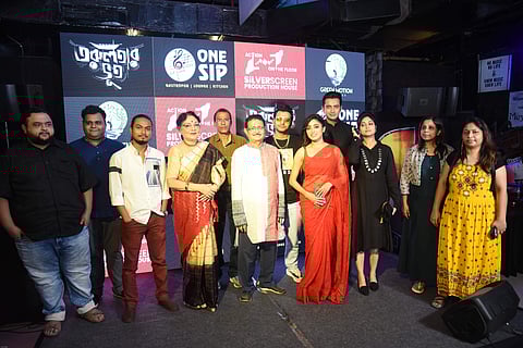 The cast of Torulatar Bhoot at the trailer and music launch