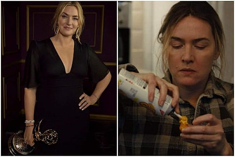 At Emmy Awards, Kate Winslet told reporters that the praise for her role as a junk food-loving detective in Mare of Easttown means huge because she was body-shamed a lot in her career earlier