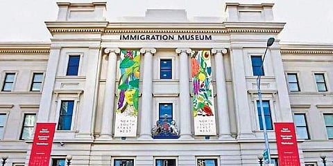The Immigration Museum in Melbourne where a moving exhibition of rarely seen archival footage was organised from April 5 to July 15 in 2018