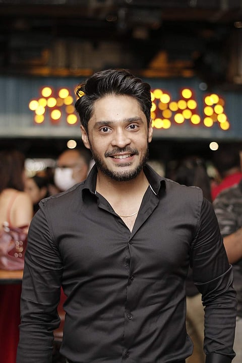 Gaurav Chatterjee opted for a classic black shirt