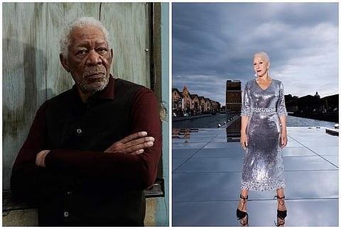 Morgan Freeman and Helen Mirren