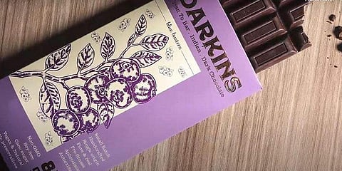 Darkins chocolate bar (Photo| YouTube screengrab)