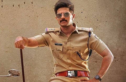 Dulquer Salmaan as a police officer in Salute