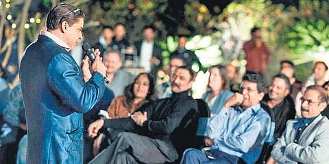 Cyrus left guests in splits during his show, Humour Under The Stars, at Taj Krishna’s Alfresco Lawn on Saturday, Jan 8, 2022.