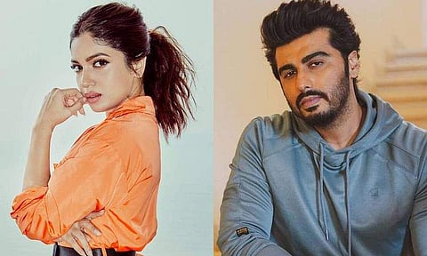 Bhumi Pednekar (left), Arjun Kapoor (right)