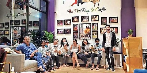 Santhosh Pasupuleti and Ambika Ramachandran, the founders of this cafe