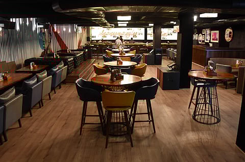 Interiors at Off the Record by The Thief, Nungambakkam; Pic: Ashwin Prasath