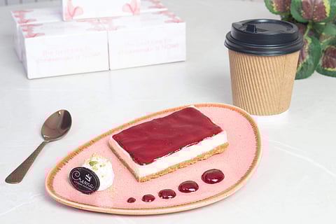 Raspberry cheesecake