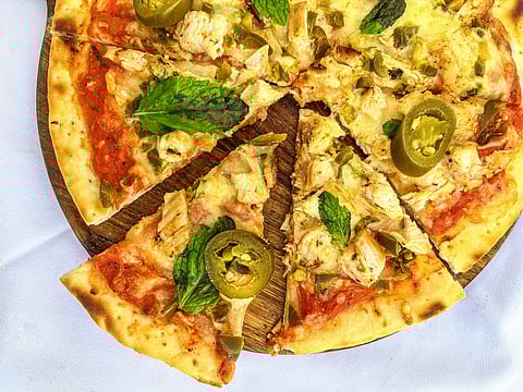 Mojito Chicken Pizza