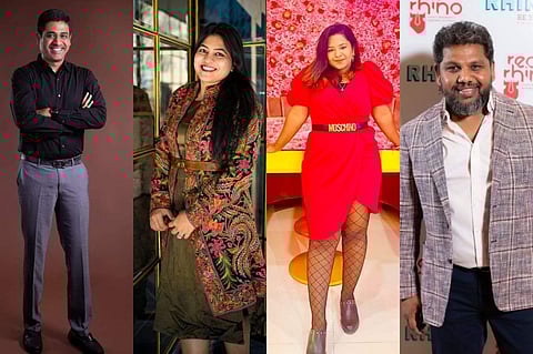 L-R: Teja Chekuri, Deepa Reddy, Kishore Pallamreddy, and Likhitha Samineni