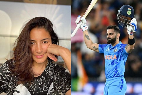 Virat scored a half-century in the match