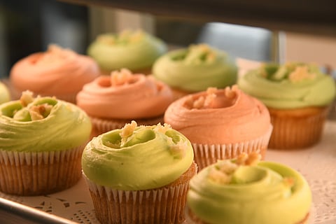 Assortment of cupcakes