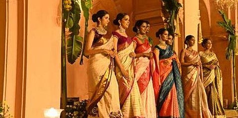 Hyderabad-based Designer Arvind Ampula's new collection is all about shades of gold