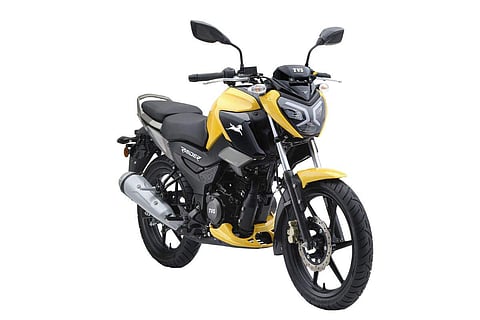 TVS Raider is mated to an advanced 124.8 cc air & oil-cooled 3V engine that delivers 11.5 PS of power 11.2 Nm of peak torque