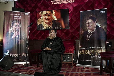 Usha Uthup at the launch of her single