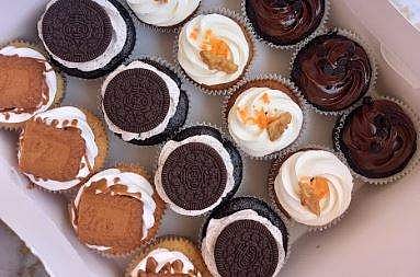 An assorment of cupcakes
