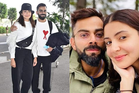 Virat Kohli and Anushka Sharma were spotted at the Mumbai airport