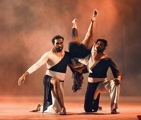 A dance performance at INTERFACE 2022