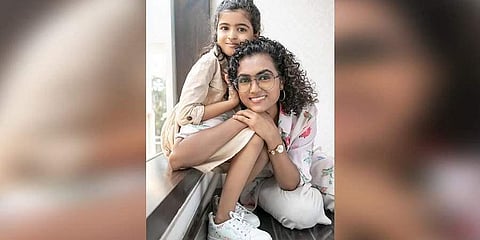 Swati Jagdish with her daughter, Maya (File photo)