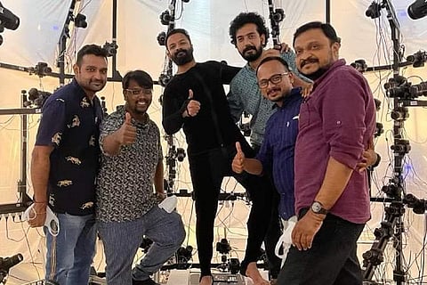 Jayasurya’s Kathanaar team preps massive shoot studio