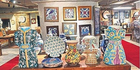 ​ Turkish ceramics on display ​
