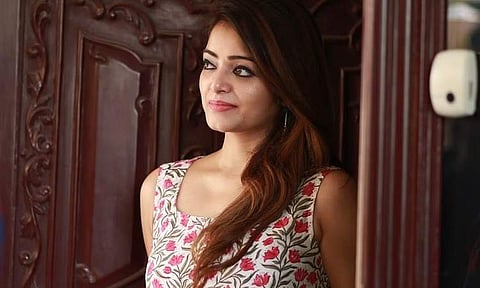 Actress Janani for Karunkkapiyam