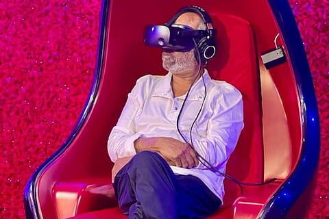 Rajinikanth watching AR Rahman's Le Musk
