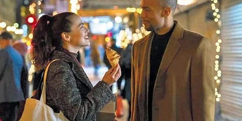 A still from the English romance film, ' Something from Tiffany’s'