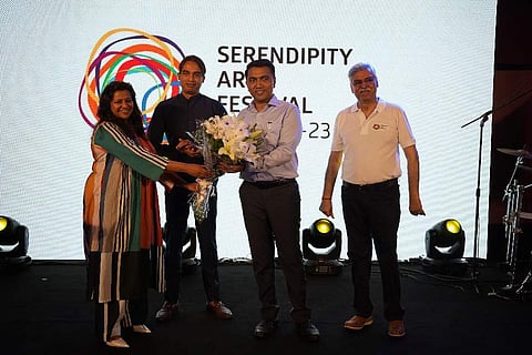 ‘I hope it will inspire the arts community’ Goa CM Pramod Pandurang Sawant inaugurates 5th edition of Serendipity Arts Festival