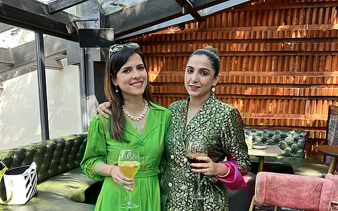 Paloma & Shilpa bringing in the yuletide cheer