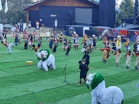 The folk dances of the Seven Sisters at the 23rd Hornbill Festival in Nagaland