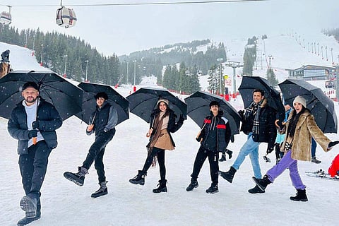 Hrithik Roshan and Saba Azad in Switzerland