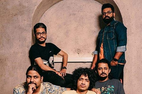 Clockwise L to R: Richard, Charan, Sagar, Dinker and Kaali