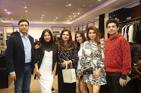 A group click at the launch