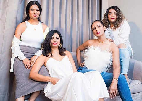 (L-R) Upahar, Tina, Ushoshi, Aishwarya