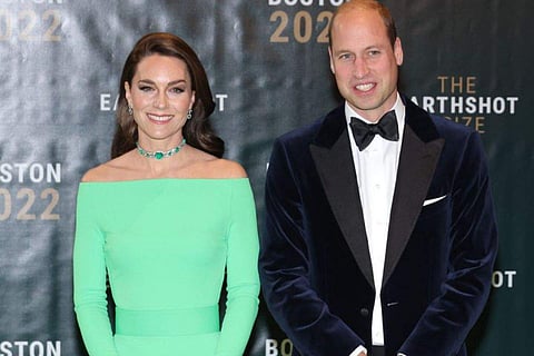 Prince William and Kate Middleton at the Earthshot Prize Awards