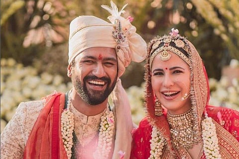 Katrina Kaif, Vicky Kaushal at their wedding
