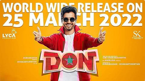 Sivakarthikeyan's Don to hit screens on March 25