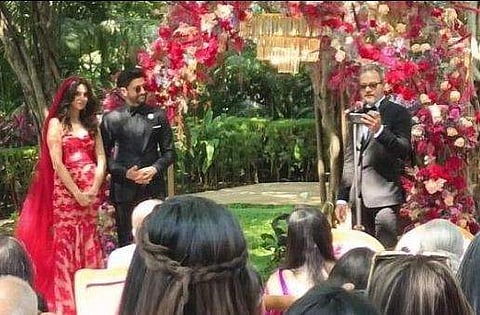 Farhan Akhtar and Shibani Dandekar's wedding ceremony