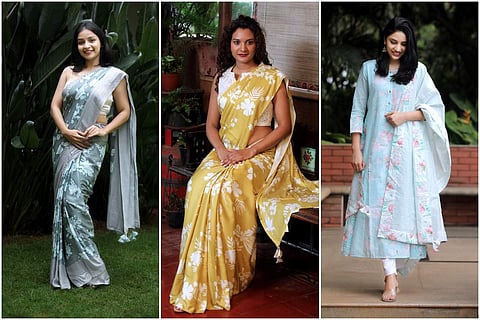 Silhouettes from Tina Eapen’s SS 2022 edit, Rose Garden