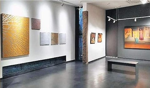 Artworks on display at the Art Centrix Space gallery